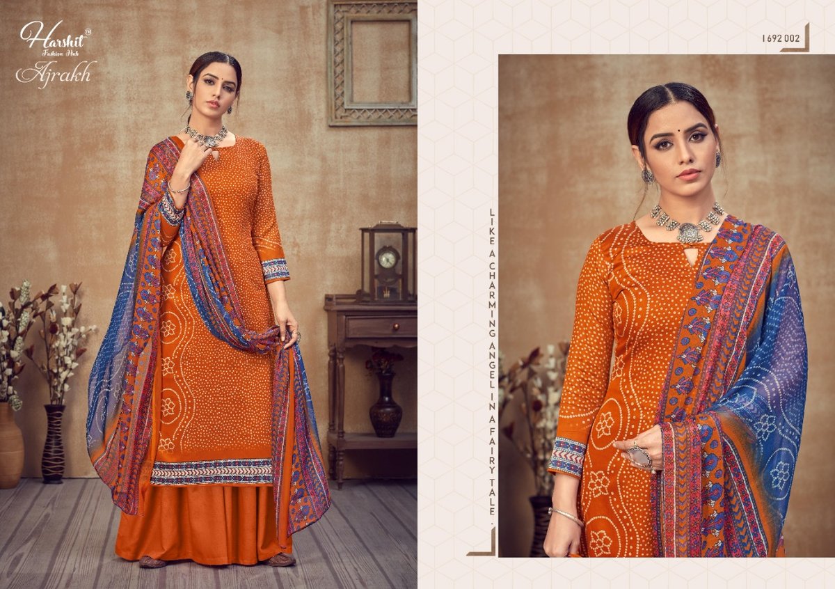 Alok Suits Ajrakh 1692-001 to 1692-010 Series 2