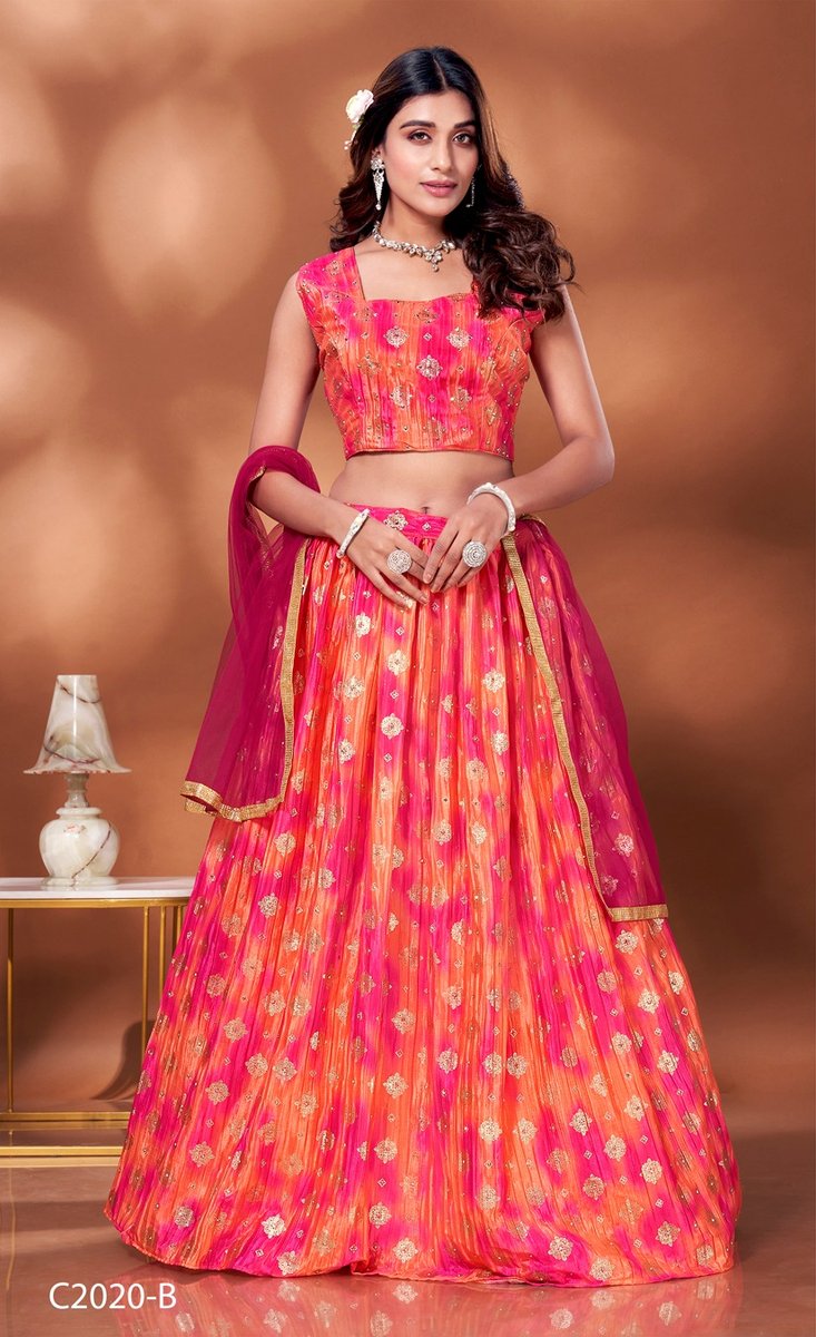 Aamoha Trendz Ready Made Designer Crop Top C-2020 Colors 2