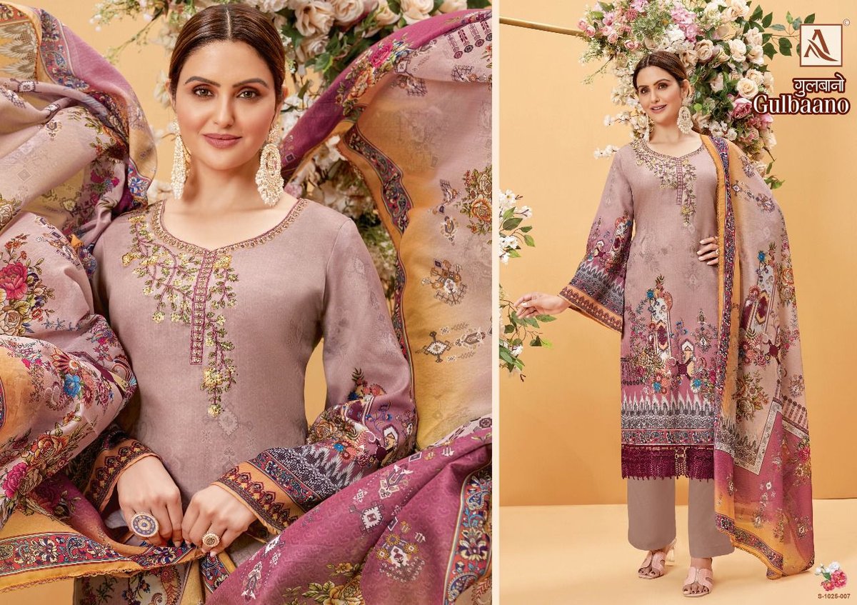 Alok Suit Gulbaano 1025-001 to 1025-008 Series 7