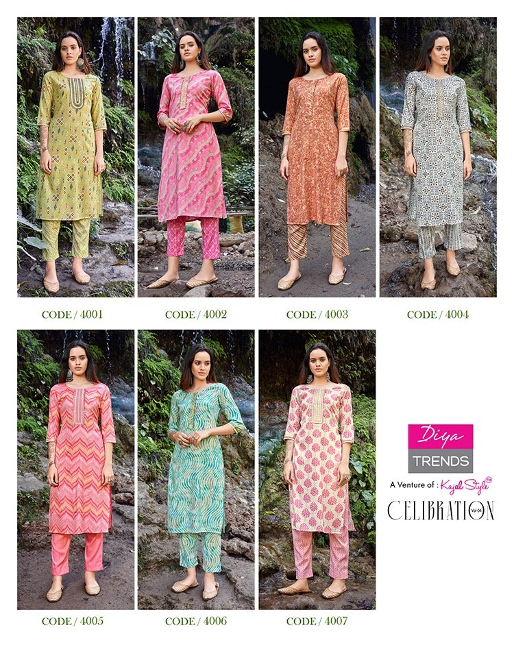 Diya Trends Celebration Vol-4 4001-4007 Series 8