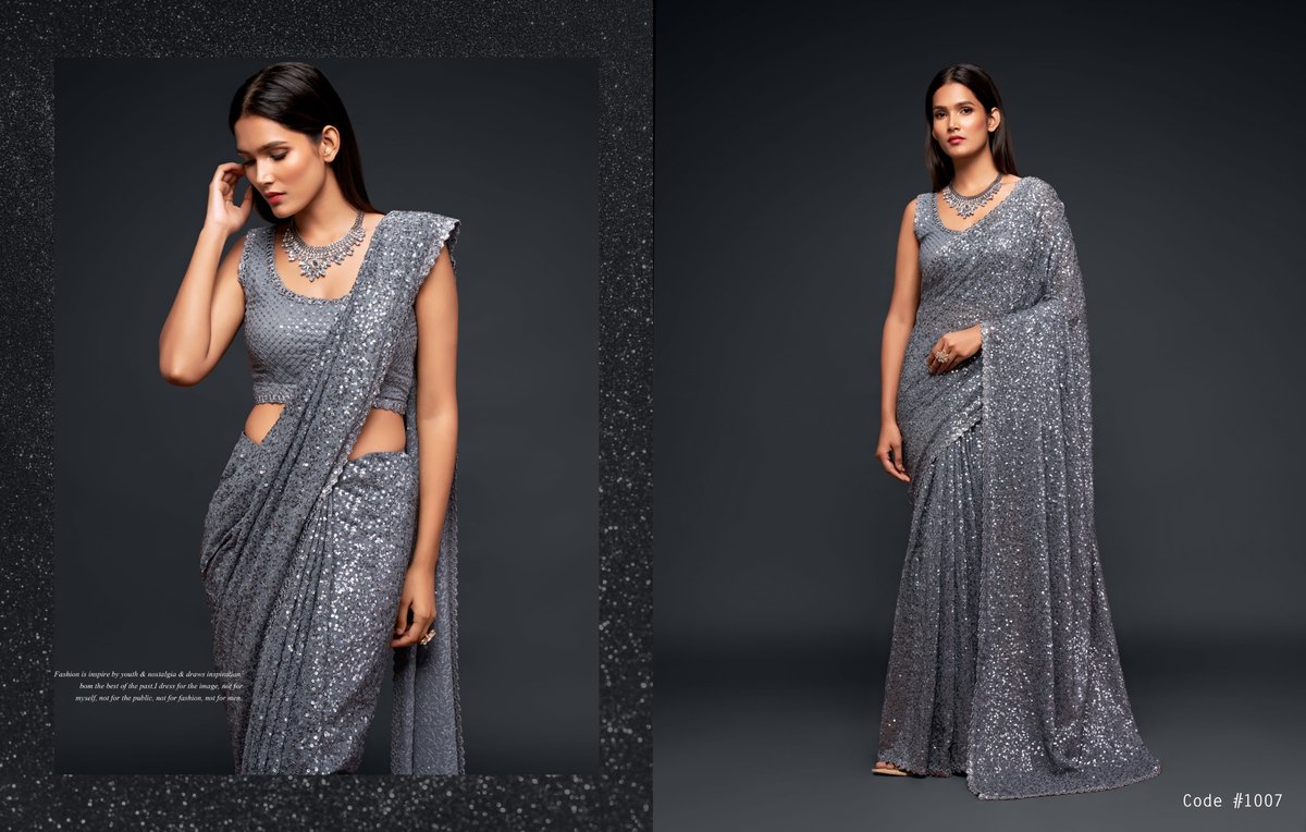 ZEEL CLOTHING THE STARLIT SAREES VOL-1 1001 TO 1012 7