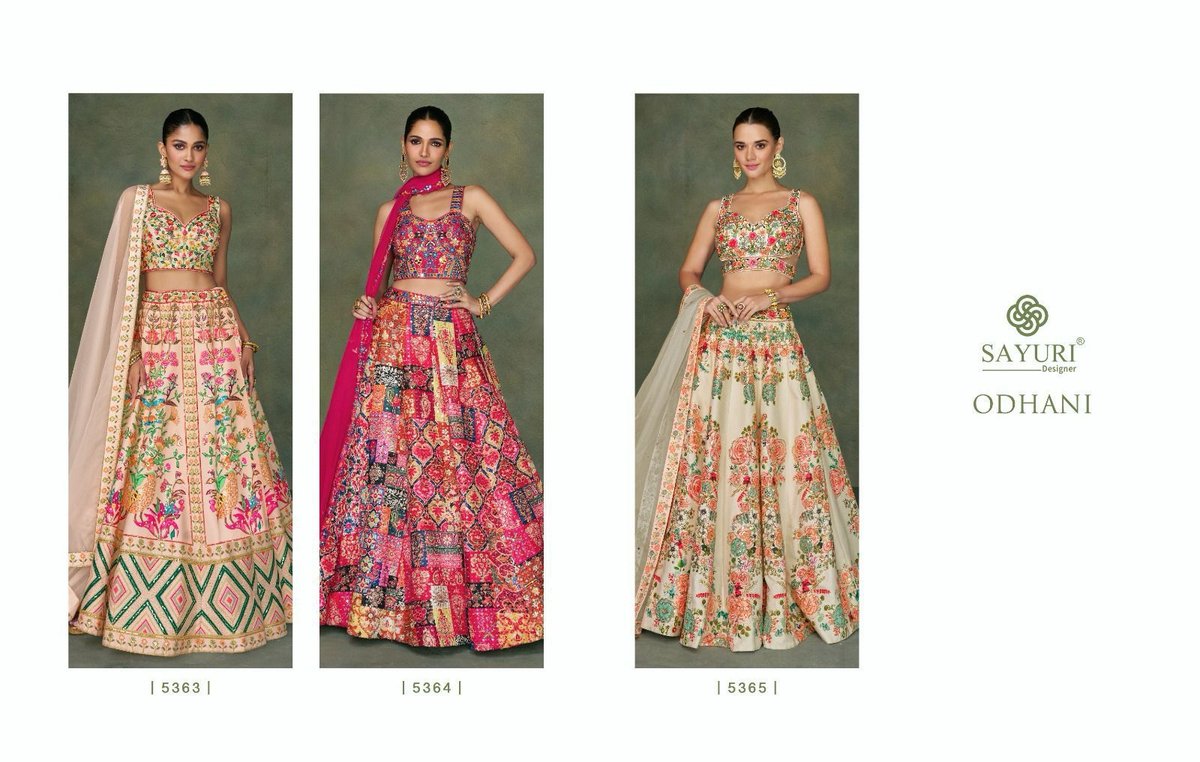 SAYURI DESIGNER ODHANI 5363 TO 5365 4
