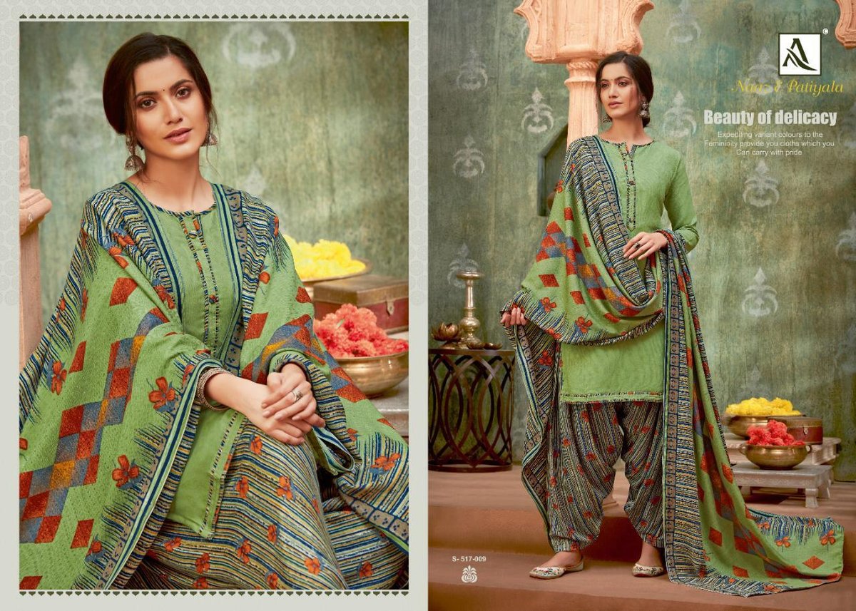 Alok Suits Naaz E Patiyala 517-001-517-010 Series 9