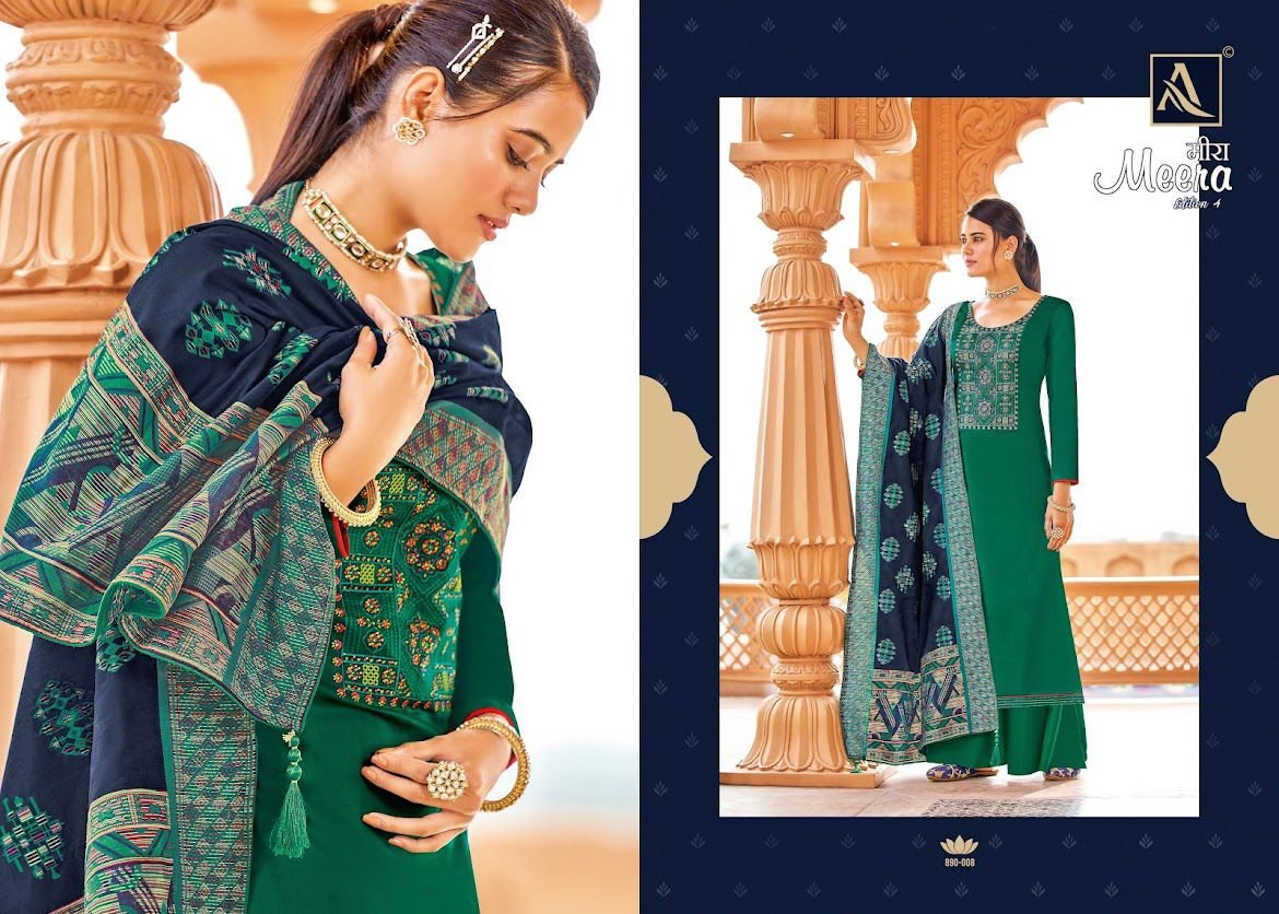 Alok Suit Meera Edition Vol-4 890-001 to 890-008 Series 8