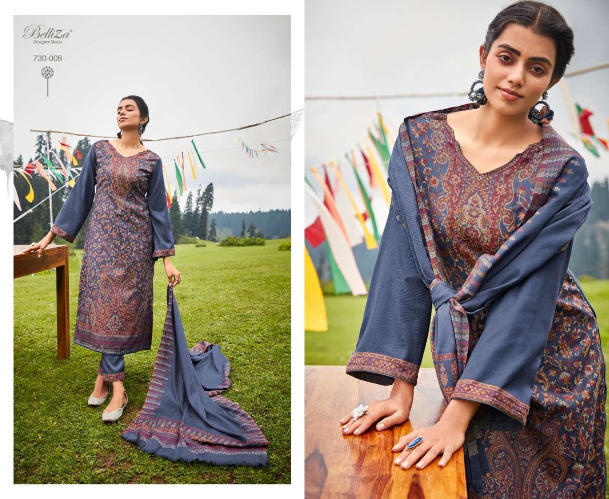 Belliza Designer Nazma 730-001 to 730-008 Series 8