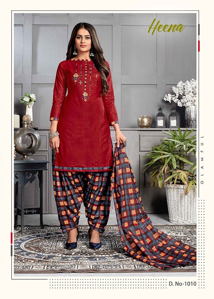 Ganesha Print Heena Vol-1 1008-1019 Series 3
