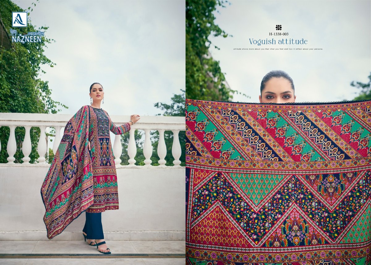 Alok Suit Nazneen 1338-001 to 1338-006 Series 3
