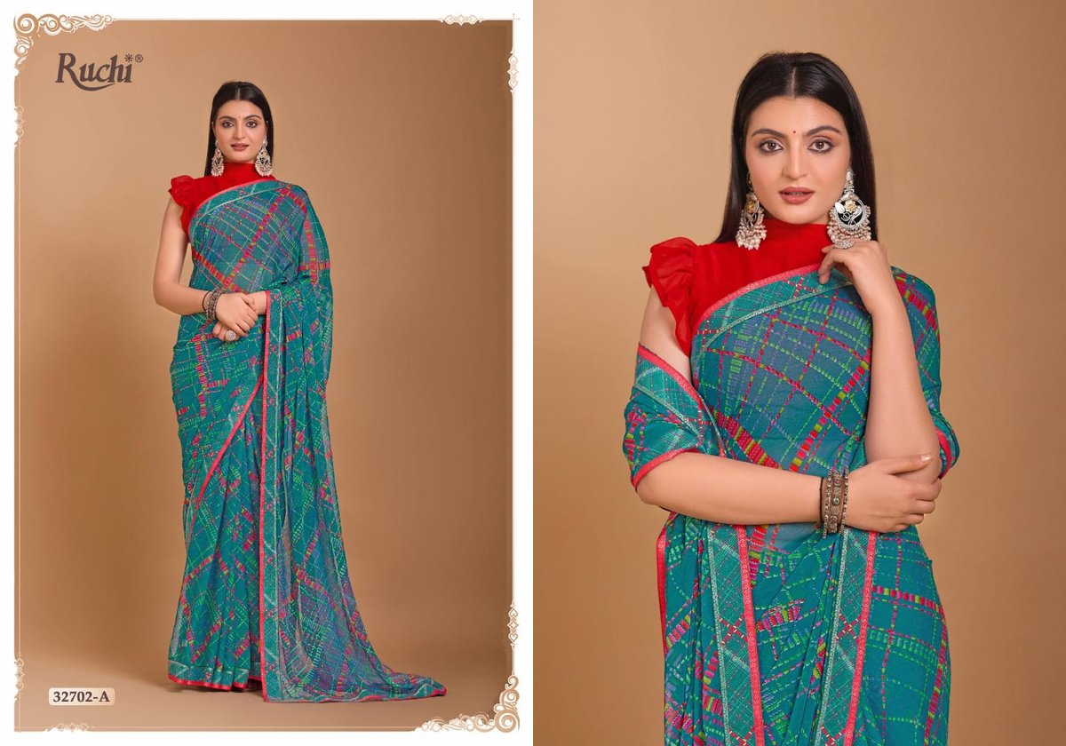 RUCHI SAREE VANILLA 32701-A TO 32706-B 3