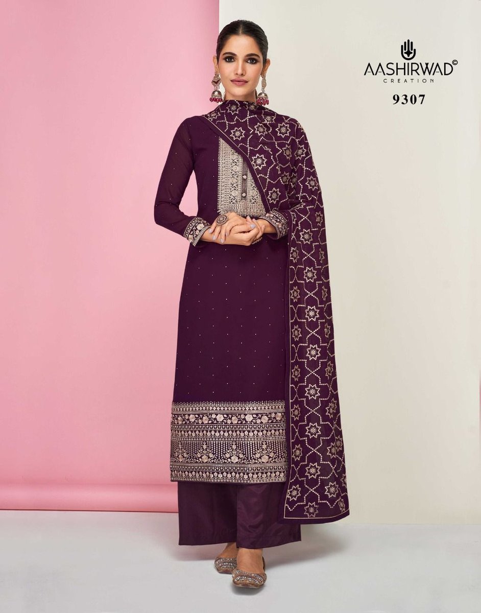 Aashirwad Creation Gulkand Sajal 9305-9309 Series 3