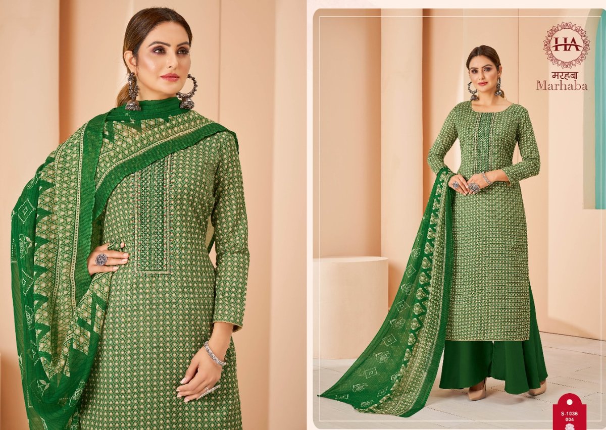 Harshit Fashion Marhaba 1036-001 to 1036-008 Series 4