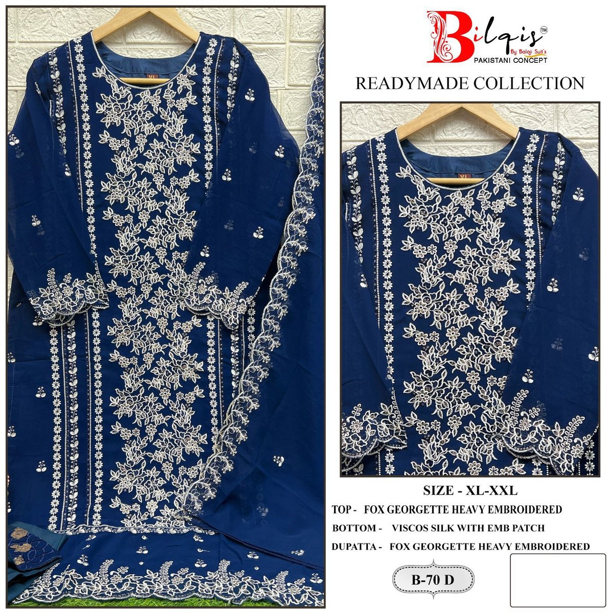 BILQIS READYMADE COLLECTION B-70-A TO B-70-D 4