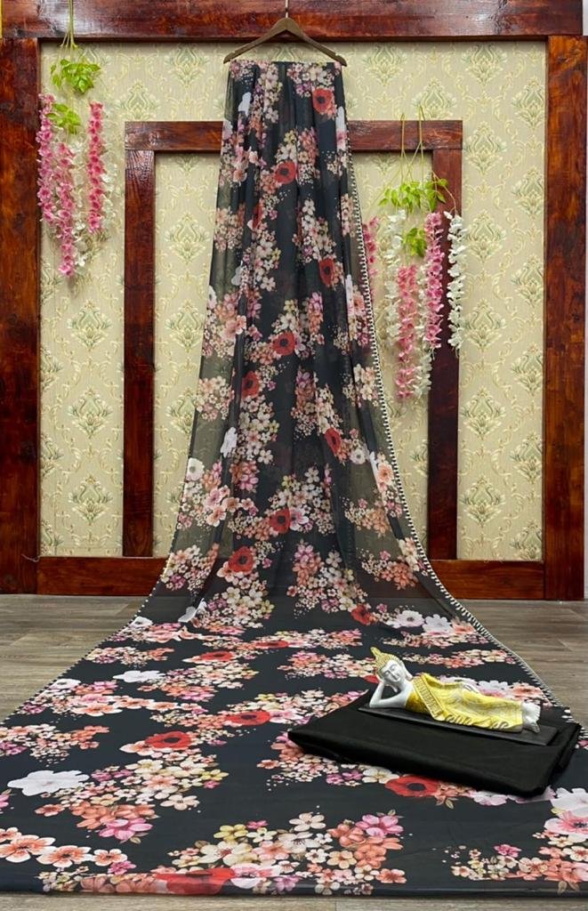 Bollywood Design Printed Saree LG-1263 2