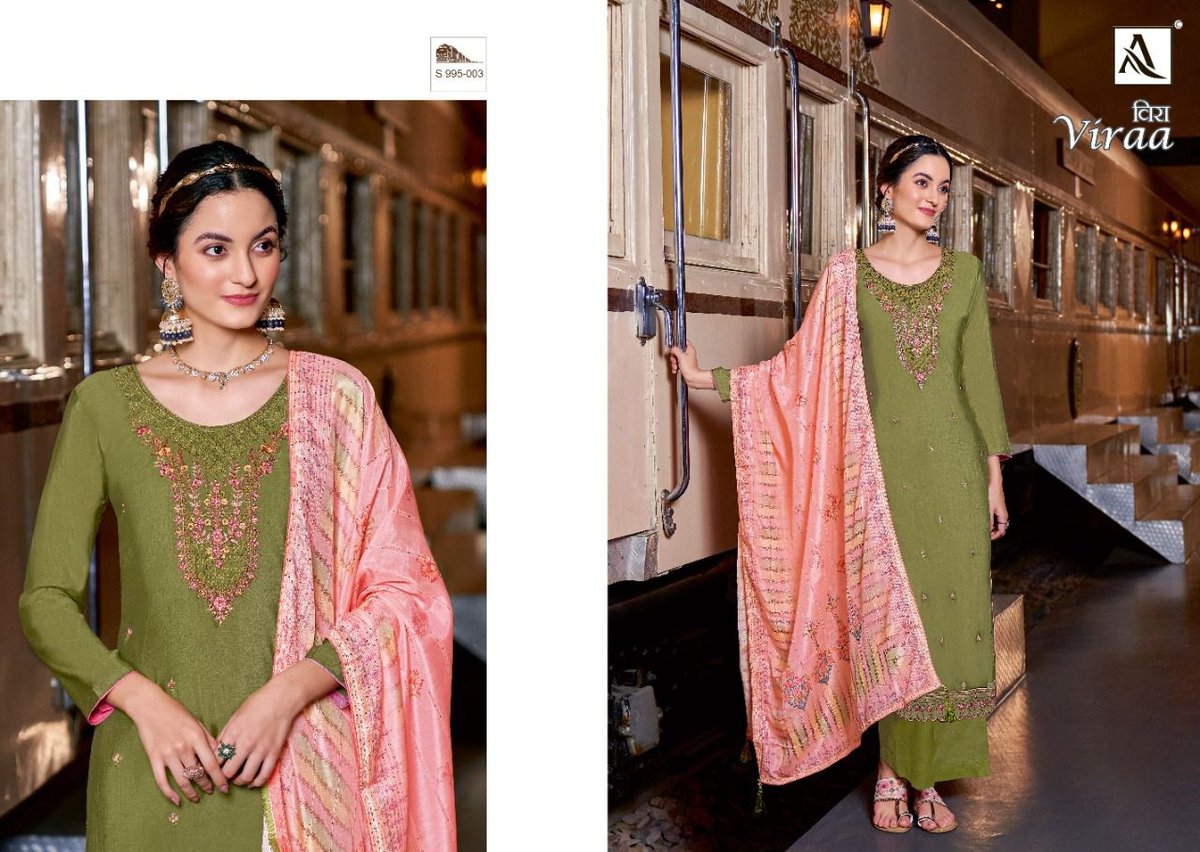 Alok Suits Viraa 995-001 to 995-008 Series 3
