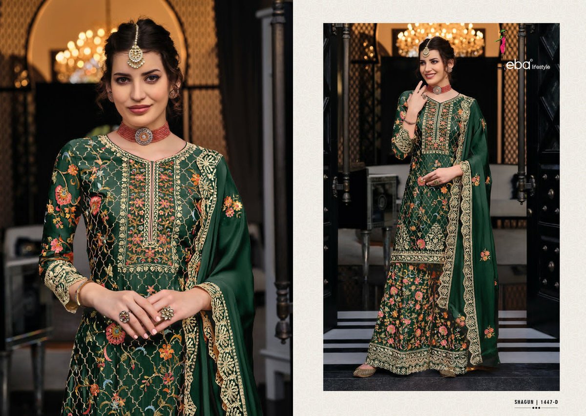 Eba Lifestyle Shagun Colour Edition Vol-8 1447 Colors 4