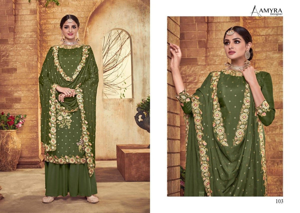 Amyra Designer Rutbaa 101-104 Series 3