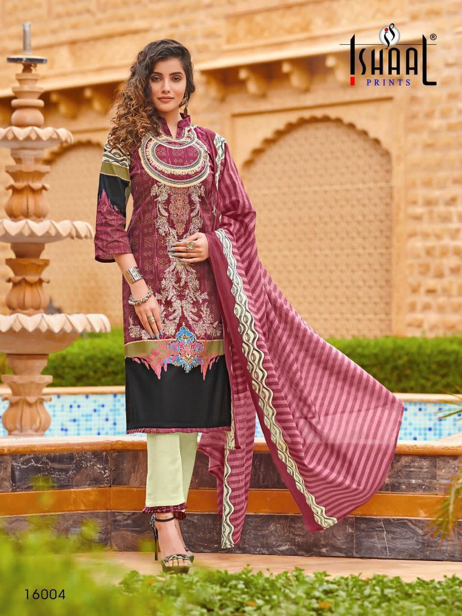 Ishaal Prints Gulmohar Vol-16 16001-16010 Series 4