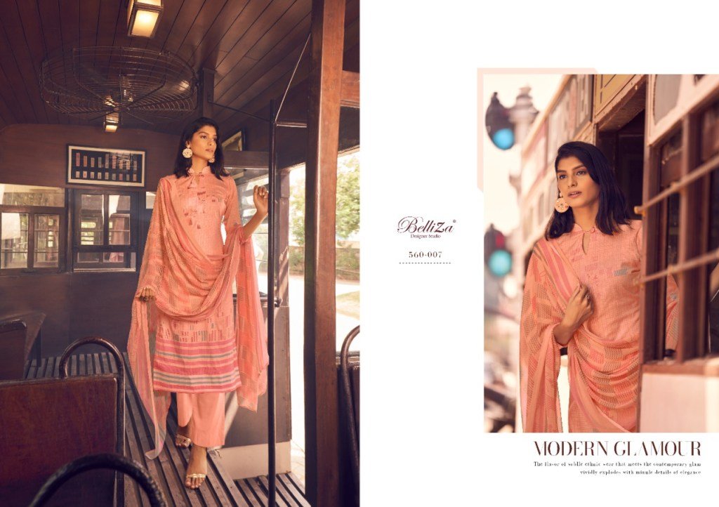 Belliza Designer Nazrana 560-001 to 560-010 Series 7