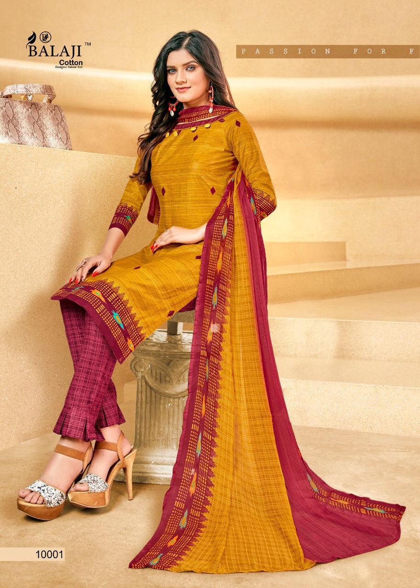 Balaji Cotton Arnika Vol-10 10001-10012 Series 1