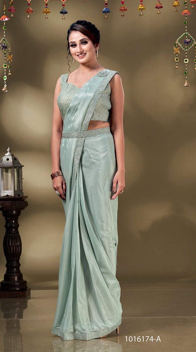 Aamoha Trendz Ready To Wear Designer Saree 1016174 Colors 1