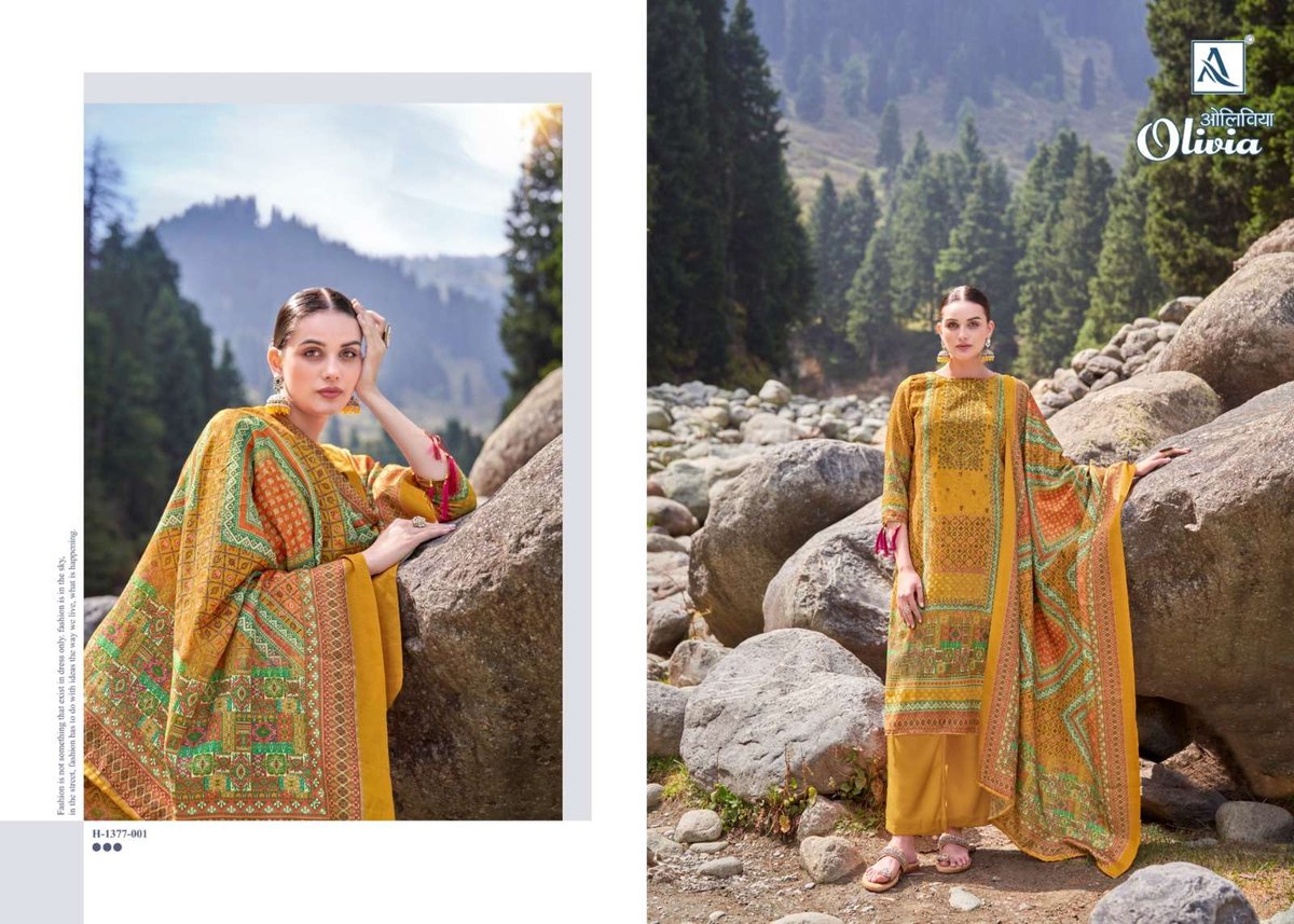 Alok Suit Olivia 1377-001 to 1377-006 Series 1
