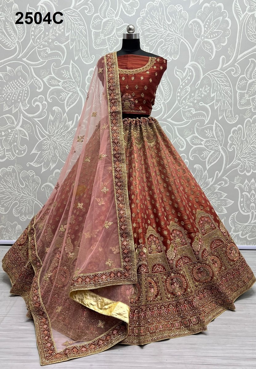Anjani Art Heavy Lehenga 2504 Colors 6