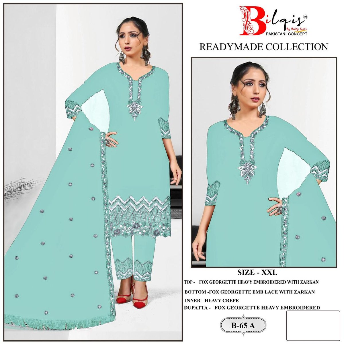 BILQIS READYMADE COLLECTION B-65-A TO B-65-D 1