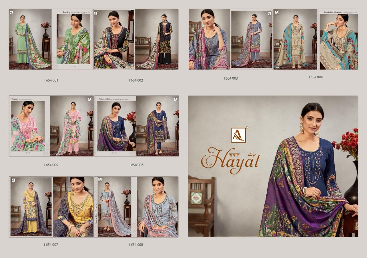 Alok Suits Hayat 654-001-654-008 Series 9