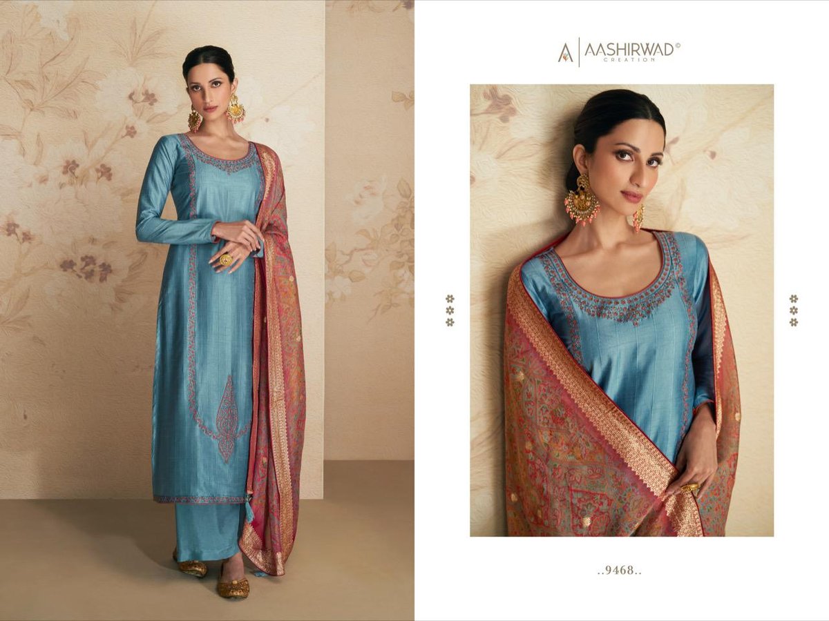 Aashirwad Creation Geet 9465-9470 Series 4