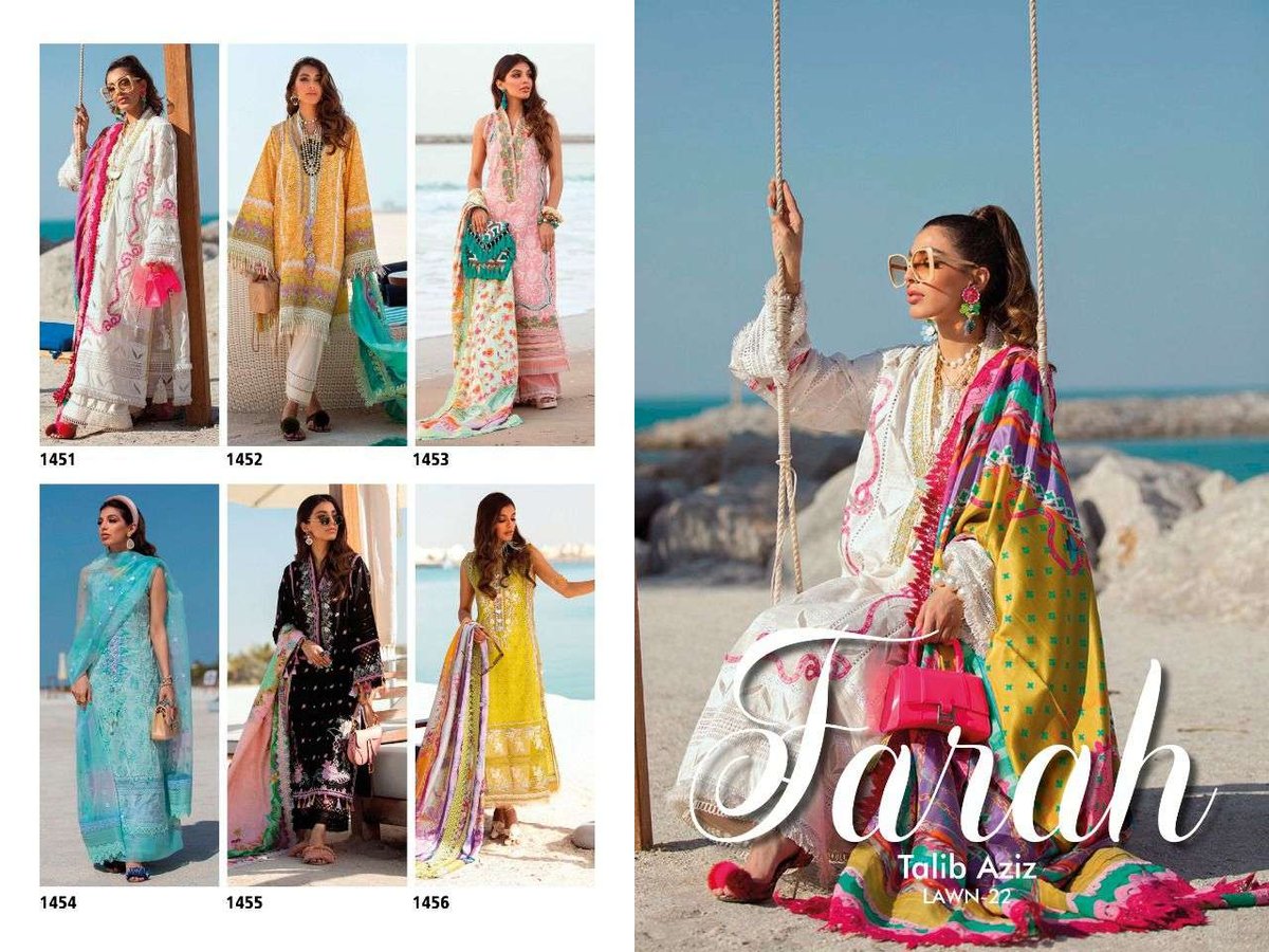 Deepsy Suits Farah Talib Aziz Lawn 1141-1146 Series 7