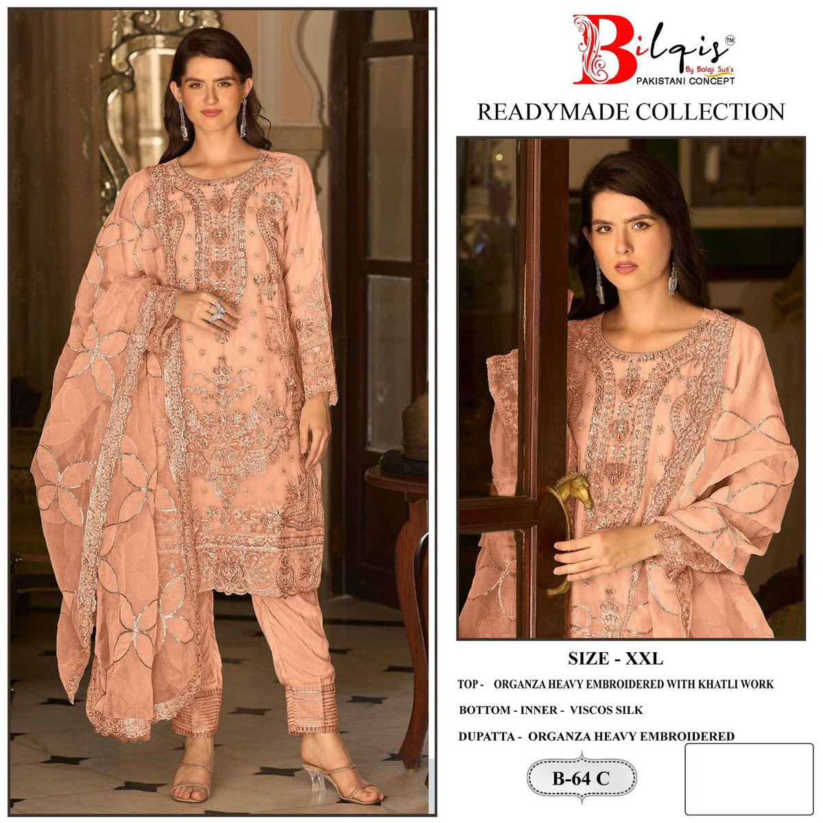 BILQIS READYMADE COLLECTION B-64-A TO B-64-D 3