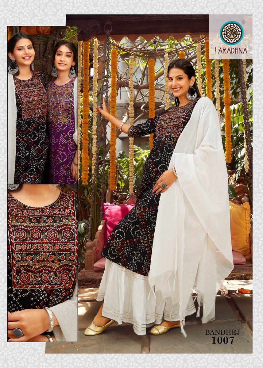 Aradhna Fashion Bandhej Vol-1 1001-1008 Series 7
