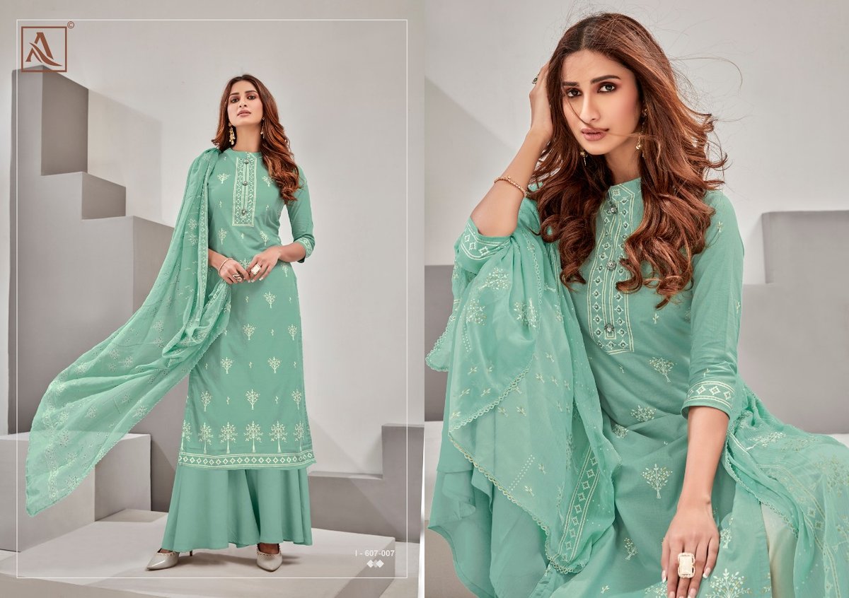 Alok Suits Bloom Gold 607-001-607-010 Series 7