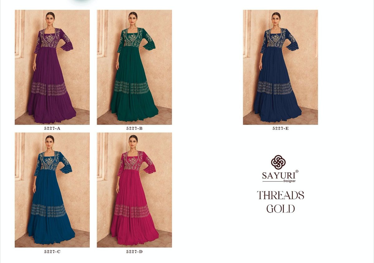 Sayuri Designer Threads Gold 5227 Colors 6