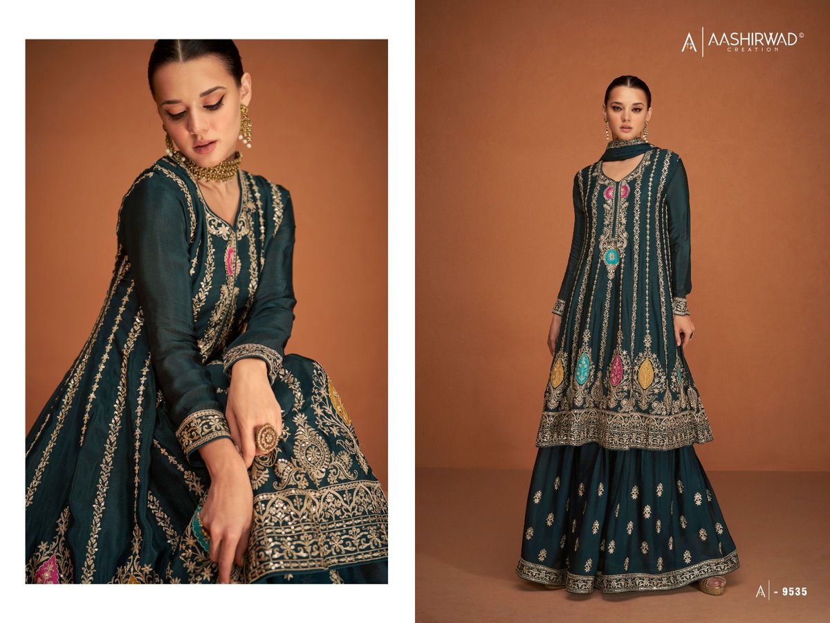 Aashirwad Creation Soha 9533-9537 Series 3