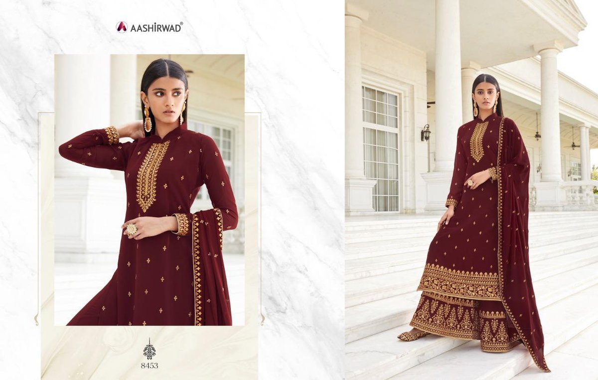 Aashirwad Creation Pankhudi 8453-8457 Series 1