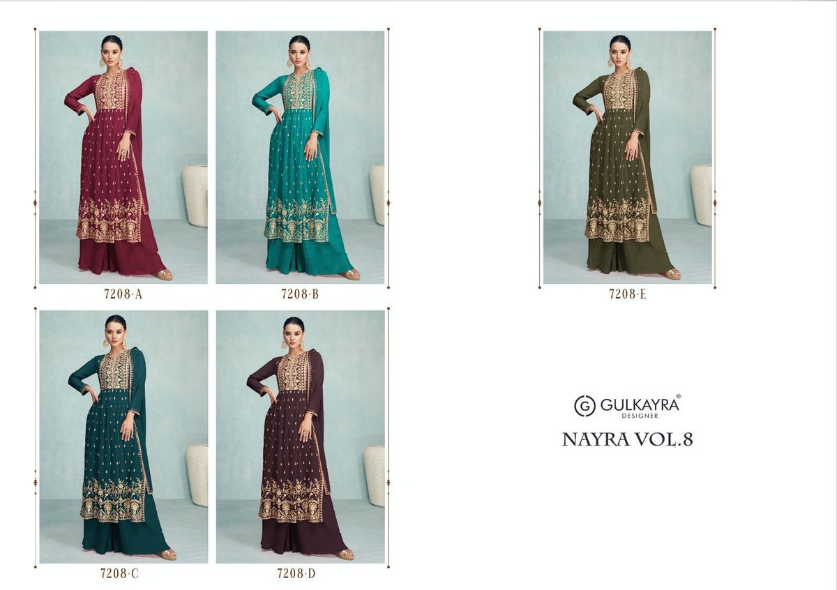 Gulkayra Designer Nayra Vol-8 7208 Colors 6