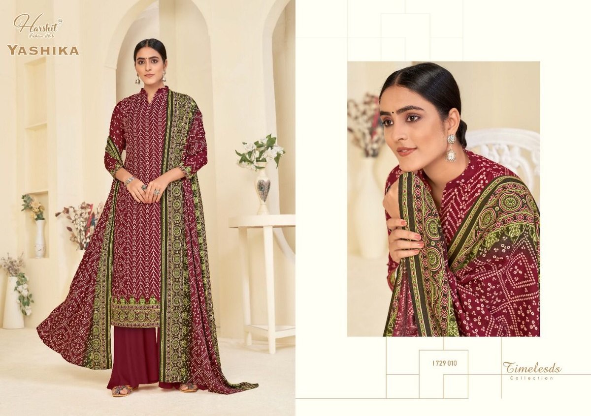 Harshit Fashion Yashika 1729-001 to 1729-010 Series 10