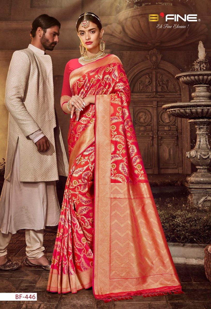 B Fine Saree Aks 439-451 Series 8