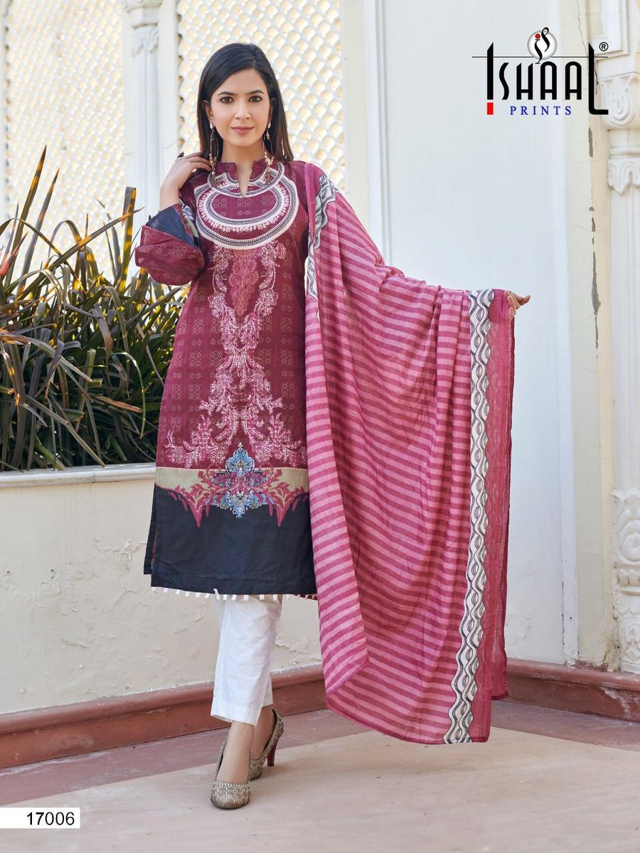 Ishaal Prints Gulmohar Vol-17 17001-17010 Series 6
