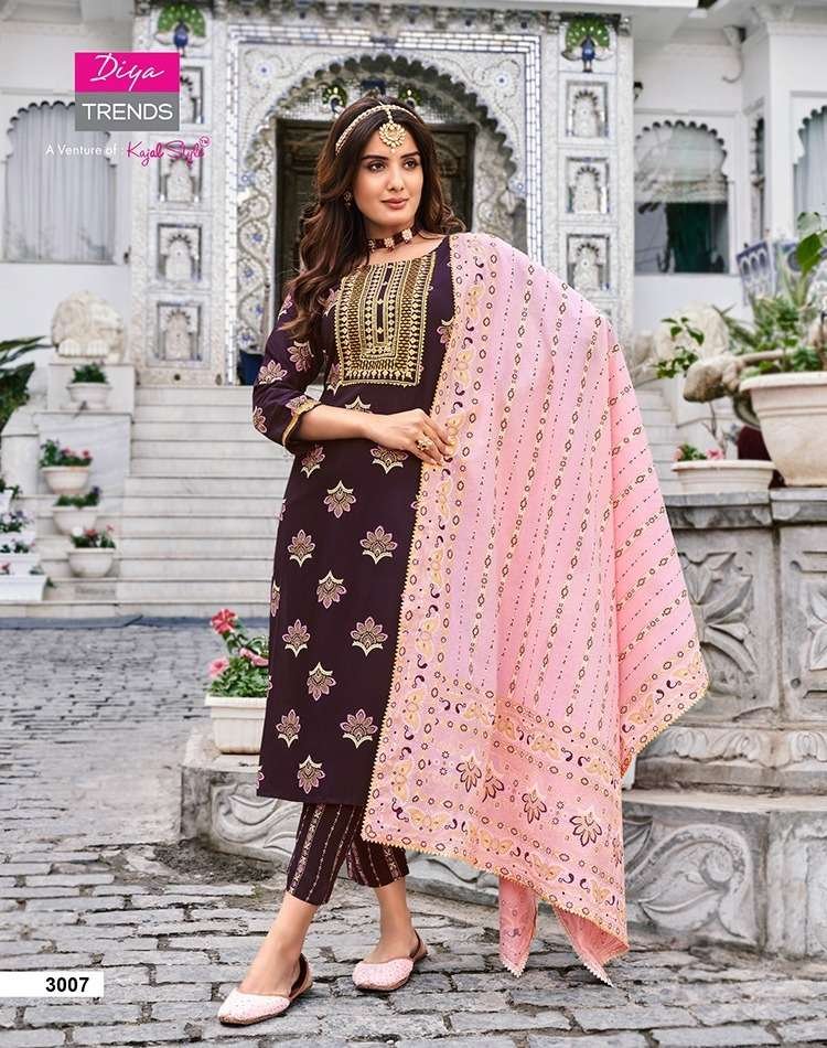 Diya Trends Alveera Vol-3 3001-3008 Series 7