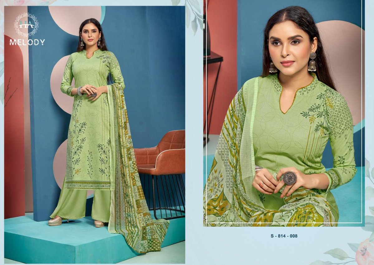Harshit Fashion Hub Melody 814-001 to 814-010 Series 8