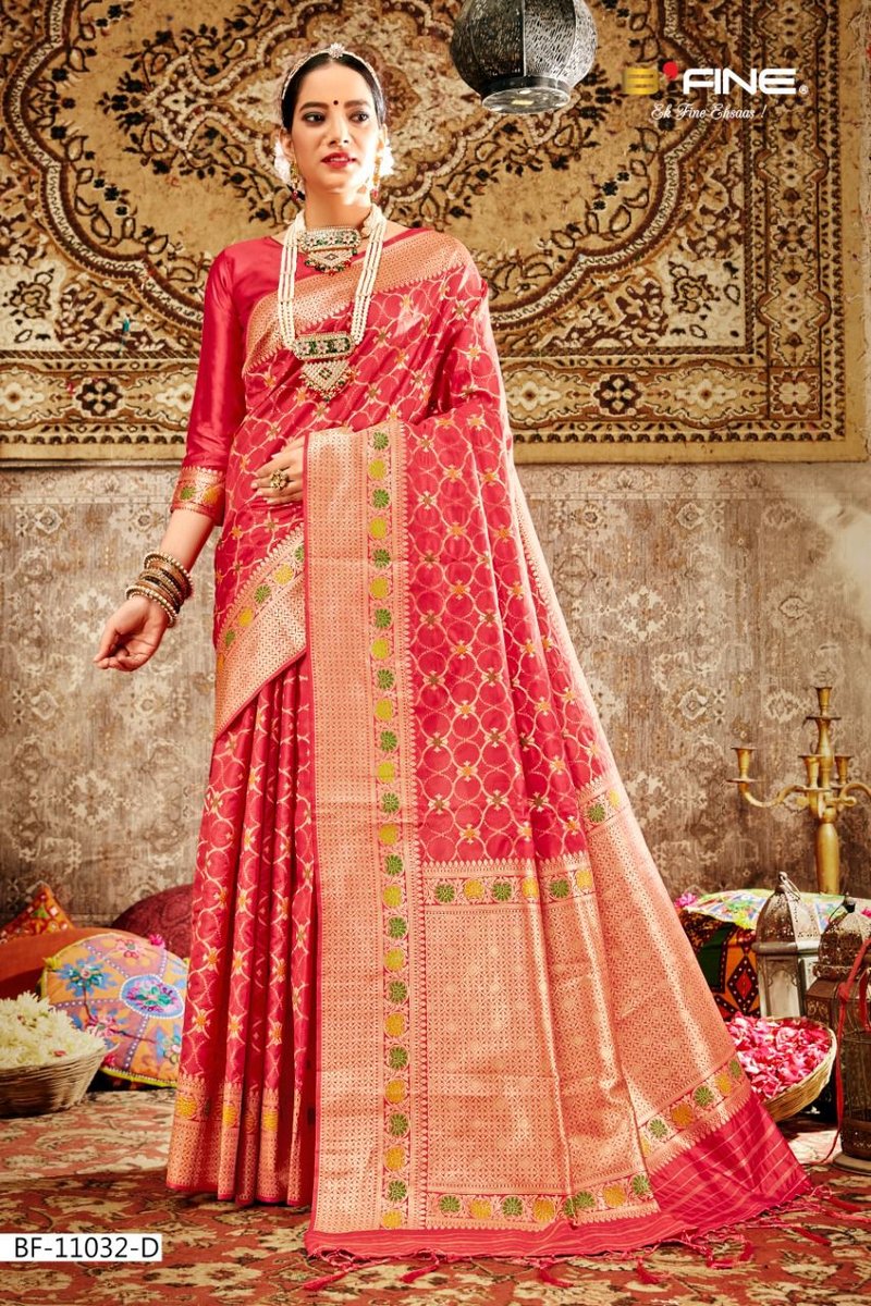 B Fine Saree Ghunghroo BF-11032 Colors 4