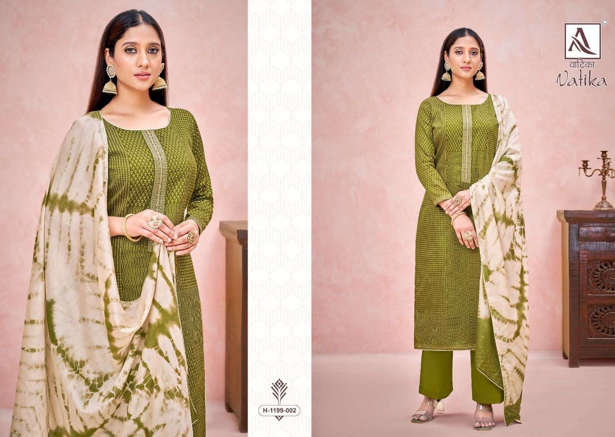 Alok Suit Vatika 1199-001 to 1199-008 Series 2