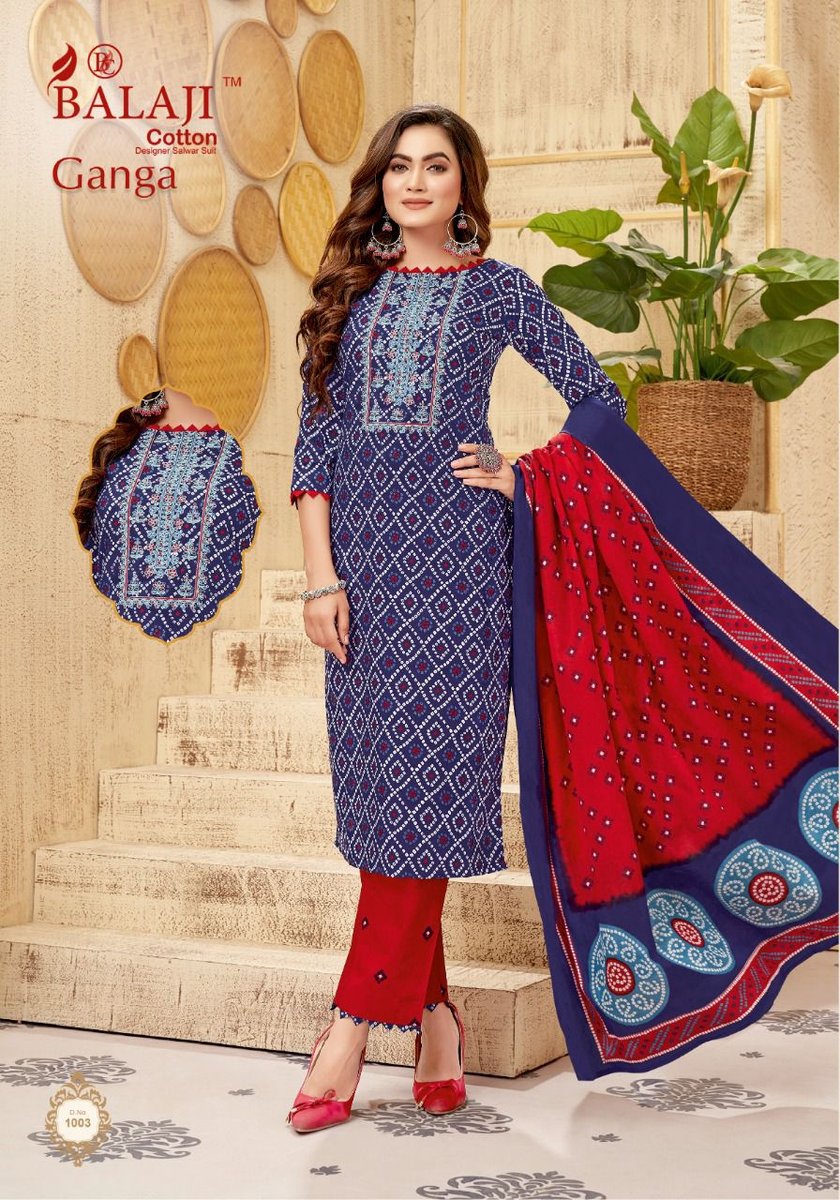 Balaji Cotton Ganga 1001-1012 Series 3