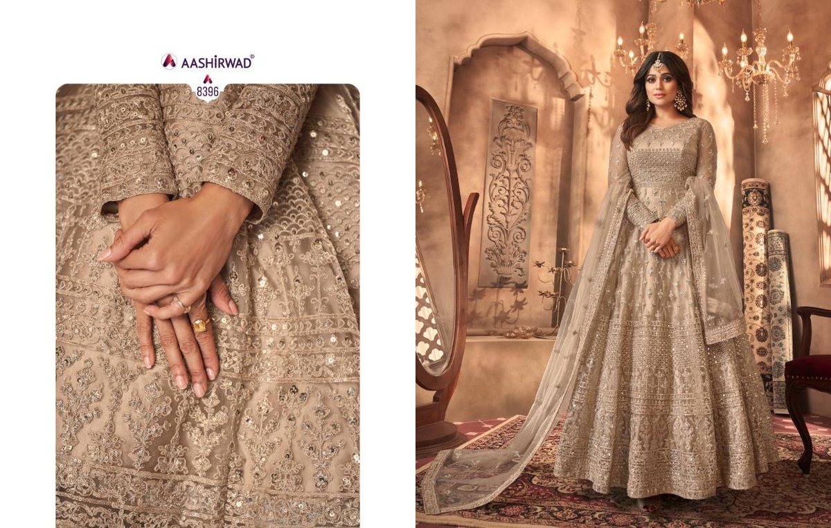 Aashirwad Creation Sanjana 8396-8399 Series 1