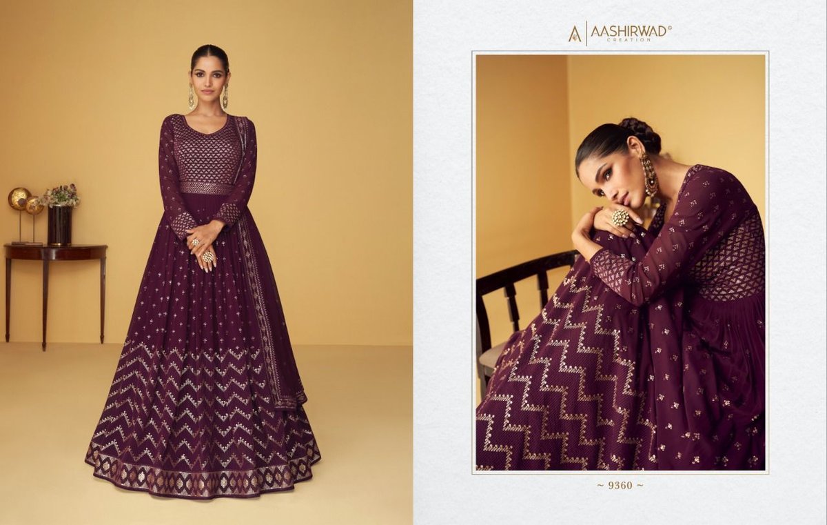 Aashirwad Creation Sana 9358-9361 Series 3