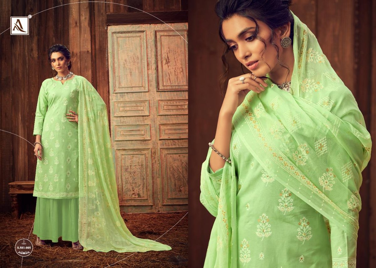 Alok Suits Bloom Gold 501-001-501-008 Series 5