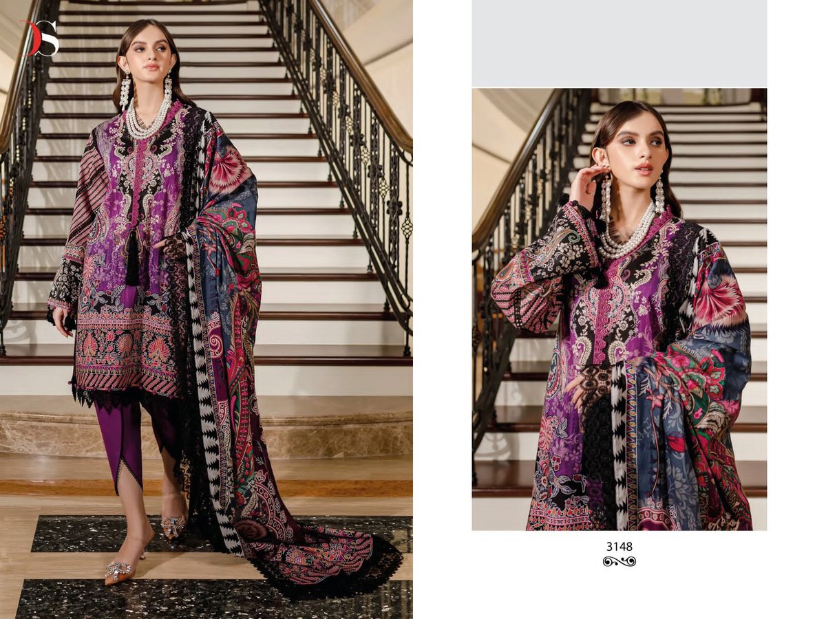 Deepsy Suit Firdous Urbane-23 Vol-2 3141-3148 Series 8