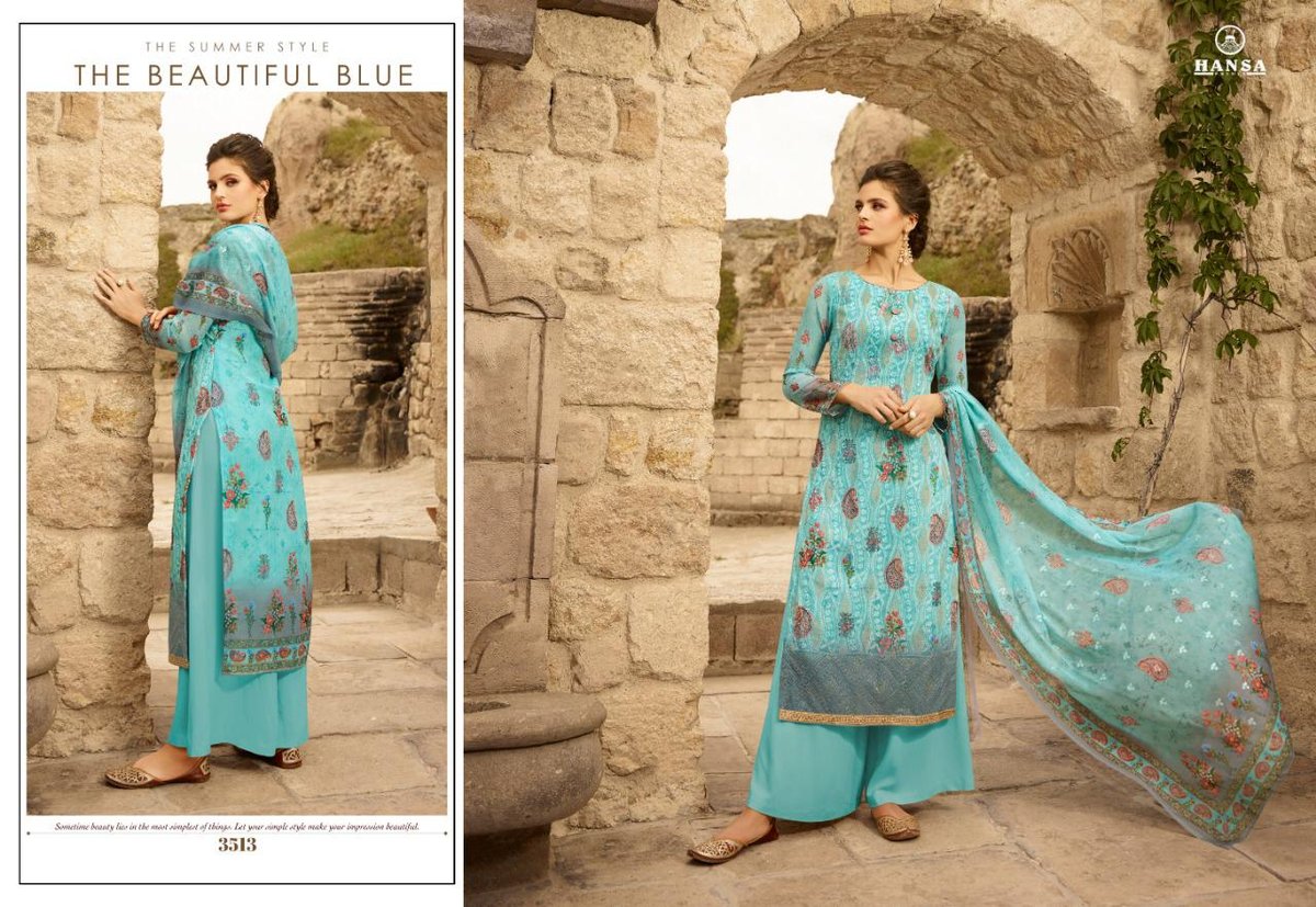 Hansa Prints Husna Ara Exclusive 3511-3518 Series 3