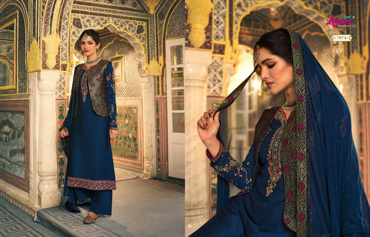 Avon Trendz Aarohi Jacket Vol-22 7071-7075 Series 4